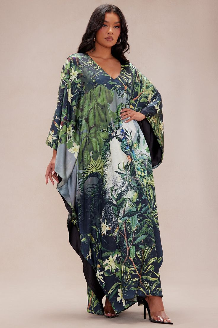 Printed Floral Kaftans